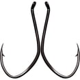 thumbnail image 4 of Catfish Hooks Big River Bait Hook High Carbon Steel Fishing Hook Saltwater Size Black Nickel (Pack of 100) (8#), 4 of 5