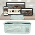 thumbnail image 1 of Clavier de Machine à Écrire Sans Fil, Clavier Rétro BT 104 Touches avec Support Intégré, Clavier de Machine à Écrire pour Multi-Appareils, Compatible avec IOS, 1 of 7
