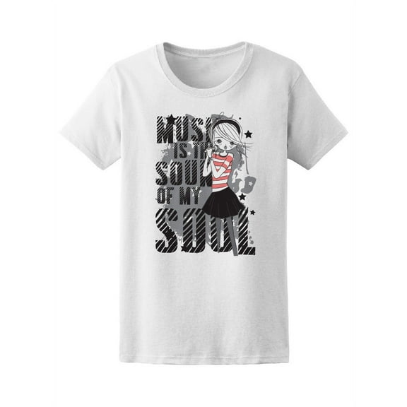 The Sound Of My Soul T-Shirt Women -Image by Shutterstock, Female Large
