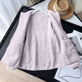 thumbnail image 6 of Wowcloth Casual Fleece Jacket for Woman, Long Sleeve Hoodless Full-Zip, Soft and Warm for Daily Wear and Outdoor Activities, 6 of 9