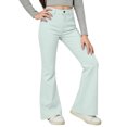 thumbnail image 7 of OOOUM Girls High Waisted Flare Jeans Bell Bottom Denim Pants Stretch Trousers with Pockets , 13-14 Years, 7 of 7