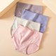 thumbnail image 1 of Bragas de talla grande de M-5XL para mujer, ropa interior adelgazante de cintura alta de algodón, sin costuras, lencería transpirable para mujer, 4 Uds. Tan Jianjun unisex, 1 of 2
