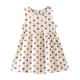 thumbnail image 1 of Odeerbi Niñas Verano Tanque Vestido Lunares Imprimir Sol Vestido Bebé Gráfico Imprimir Vestido Sin Mangas A-Line, 1 of 4