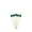 Green, variant on BambooMN Party Dice Toppers for Appetizers Cocktails Burgers Bamboo Skewer Picks - 3.9" (10cm) - White - 100 Pieces