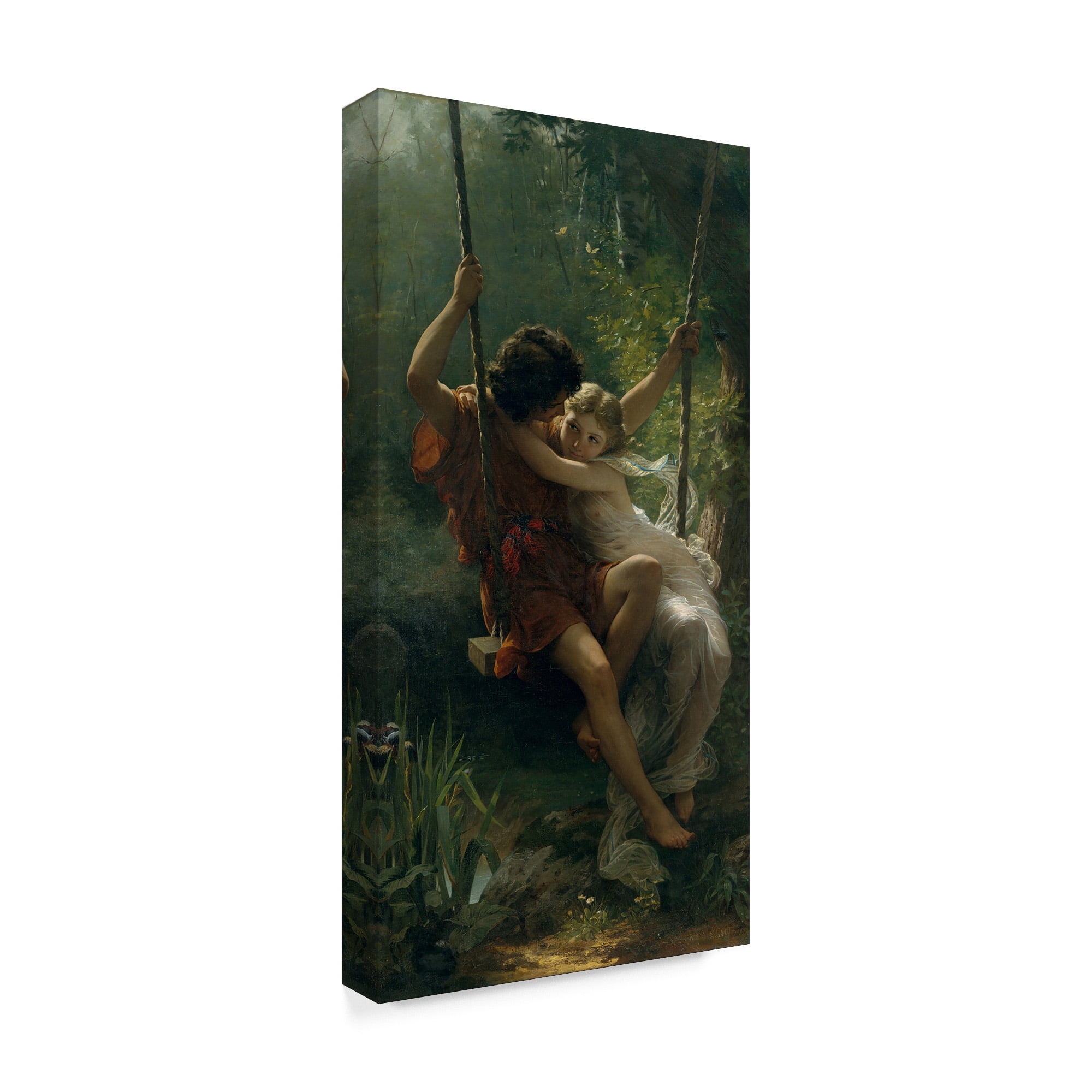 Trademark Fine Art 'Springtime, 1873 ' Canvas Art by Pierre Auguste Cot