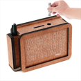 thumbnail image 1 of Hucha de Madera con Diseño de Caja Fuerte, Alcancía de Madera, Caja de Ahorros de Madera con Caja Fuerte, con Dinero C, 1 of 5