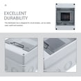 thumbnail image 4 of AURARMLET Distribution Protection Box Circuit Breaker Protection Grey 1Set for General Users, 4 of 6
