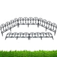 thumbnail image 1 of 5Pcs Decorative Garden Border Path Edging Plastic Fence Lawn Picket Fencing Plant Stakes Decor, 1 of 9