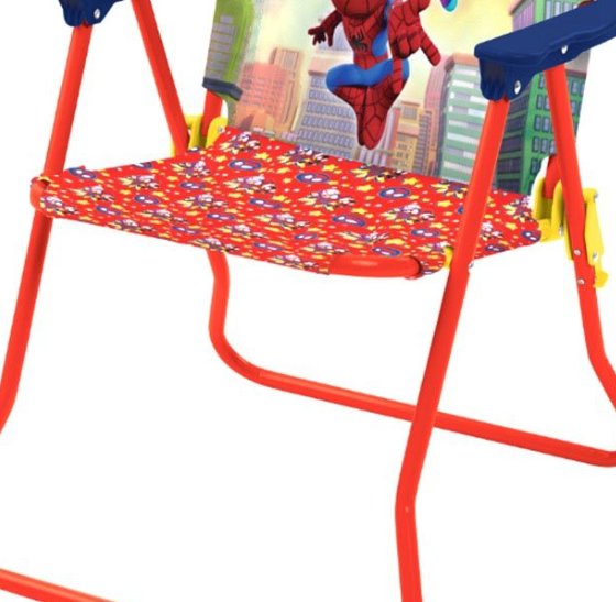 Wholesale Marvel Spidey and His Amazing Friends Kids Outdoor Patio Chair – Foldable, Lightweight, and Portable Camp Chair Featuring Spidey, Ghost-Spider & Miles Morales
