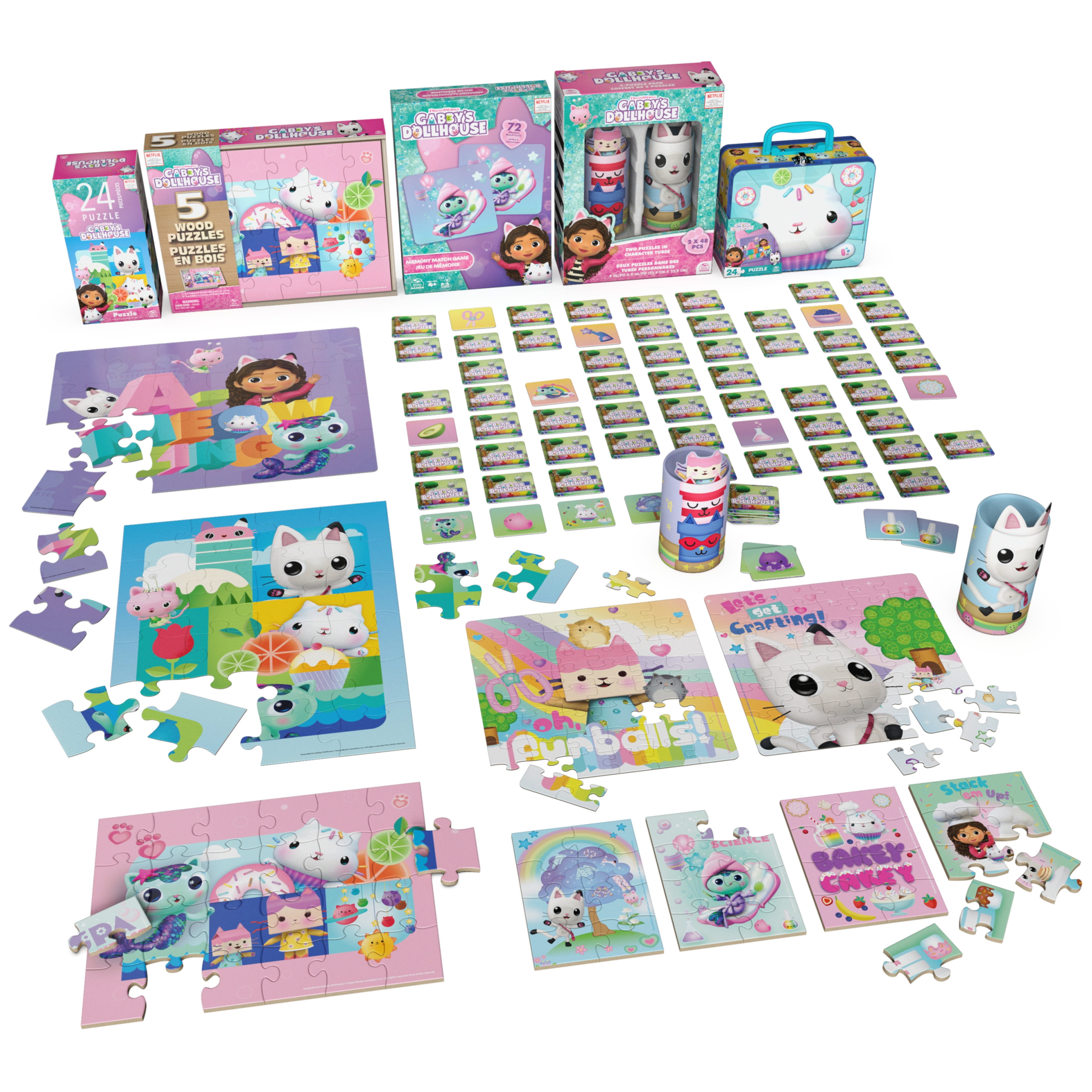 4 Puzzles - La Maison de Poupée de Gabby Ravensburger-03143 12 pièces  Puzzles - Bandes Dessinées et Dessins Animés - /Planet'Puzzles