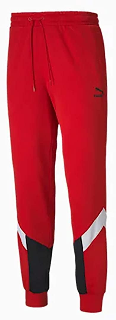 red puma track pants