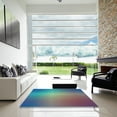 thumbnail image 6 of Ahgly Company Indoor Round Patterned Macaw Blue Green Area Rugs, 3' Round, 6 of 6