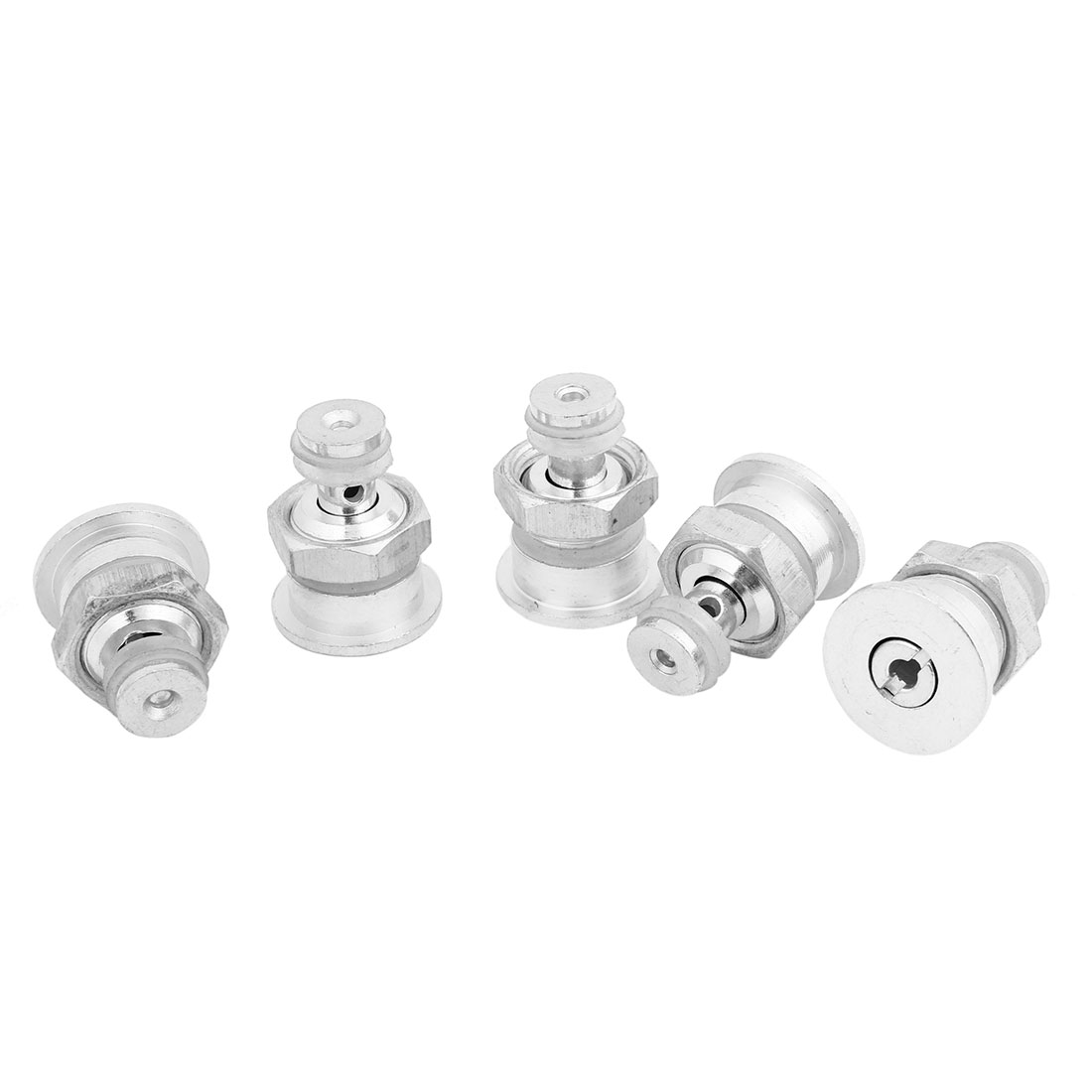 5 Pcs Home Silver Tone Replacement Cookware Pressure Cooker Valve Part