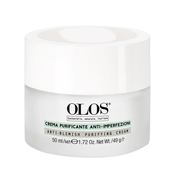 Olos Anti-Blemish Purifying Face Cream, Acne Treatment Cream, 1.7 oz