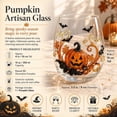 thumbnail image 6 of Fountwell 3D Halloween Goblet Set Gothic Pumpkin Skull Ghost Glass for Home Bar Decor Gift, 6 of 9