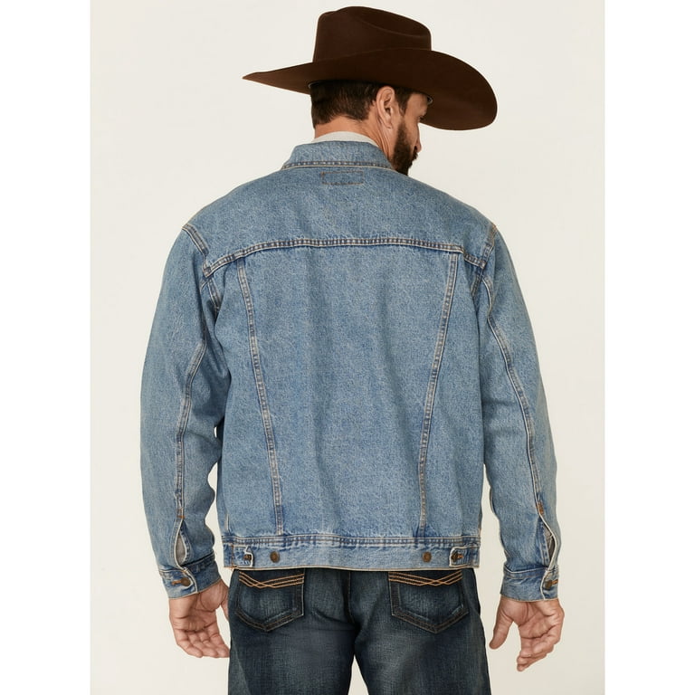 Wrangler Rugged Wear Unlined Mens Large Jean Jacket