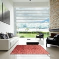 thumbnail image 7 of Ahgly Company Machine Washable Indoor Rectangle Contemporary Red Area Rugs, 7' x 9', 7 of 7