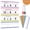 16Card+2Pen, variant on Topboutique Number Line Dry Erase White Board 20 Pack Double Sided Math Manipulatives Board Addition and Subtraction Flash Card for Learning,Writable and Erasable