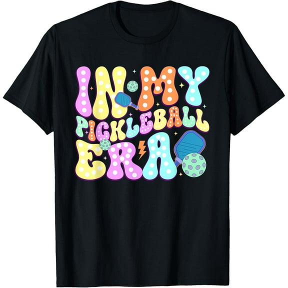In My Pickleball Era National Pickleball Day T-Shirt Tops Tee