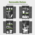 thumbnail image 4 of Mcombo 63" Wood Outdoor Storage Cabinet, Garden Storage Shed with Lockers 0870, 4 of 8