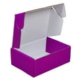 thumbnail image 2 of Ucanpack Purple Mailer Box (White Inside) 8 x 3 x 2" - 50 Pack Corrugated Cardboard Mailer Boxes for Small Business Packaging Boxes - Made in USA Corrugated Shipping Boxes, 2 of 10