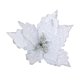 thumbnail image 1 of Recomendado para combinar varias piezas Flores navideñas de terciopelo Esquejes de flores navideñas flores artificiales - modelo blanco 28x28cm recomendado para vender en ANGGREK  Otros, 1 of 8