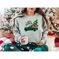 thumbnail image 4 of Merry Christmas Plaid Truck Shirt, Christmas Sweatshirt, Christmas Family Matching, Xmas Top, Holiday top for Women, Women's Xmas shirt, 4 of 10