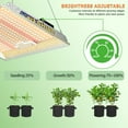 thumbnail image 3 of MarkSHINE DW 1000 Grow Lights for Indoor Plants LED Grow Light Bulbs Full Spectrum Samsung LEDs Sunlike Veg Flower All Stage Hydroponics 600W 1000W 2000W No noise, 3 of 10