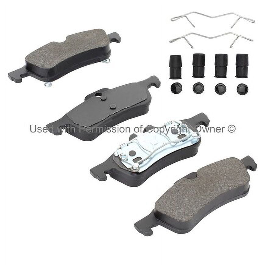 Mpa Electrical 1001-1060M Quality Built Premium Semi Metallic Brake Pads W/