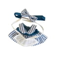 thumbnail image 4 of Vestido para muñecas de 20 cm para niñas, disfraces, accesorios para fotos, flexibilidad, juguete para muñecas DIY, colgante suave Rayas azules, 4 of 9