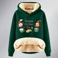 thumbnail image 4 of WILLBEST Sudadera Larga para Mujer Womens Casual Plus Velvet Christmas Series Printed Long Sleeve Hooded Sweatshirt Grande, 4 of 4