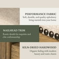 thumbnail image 4 of Maven Lane Adrien Backless Saddle Kitchen Stool, Natural Wood, Set of 2, 4 of 6