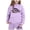 Light Purple, variant on GobdXE Girls 2 Piece Hoodie Sweatpants Set California Palm Tree Print Long Sleeve Pullover Tracksuit Casual Outfit for Kids Girls 12-13 Years,Khaki