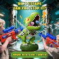 thumbnail image 5 of Woucmuy Dinosaur Shooting Toy Set for Kids, 2 Pack Launchers with Lights, Sound Effects & LCD Score, Interactive Target Game Gift for Boys Ages 3-12, 5 of 7