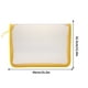 thumbnail image 2 of Bolsa organizadora transparente de archivos con cremallera A4 - Carpeta transparente para documentos con cierre seguro para oficina, colegio y viajes, 2 of 5