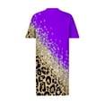 thumbnail image 4 of Cameland Robe Grande Taille pour Femmes Col en V Été Décontractée Robes d'Été Poche Genou Manches Courtes avec Poches, 4 of 5