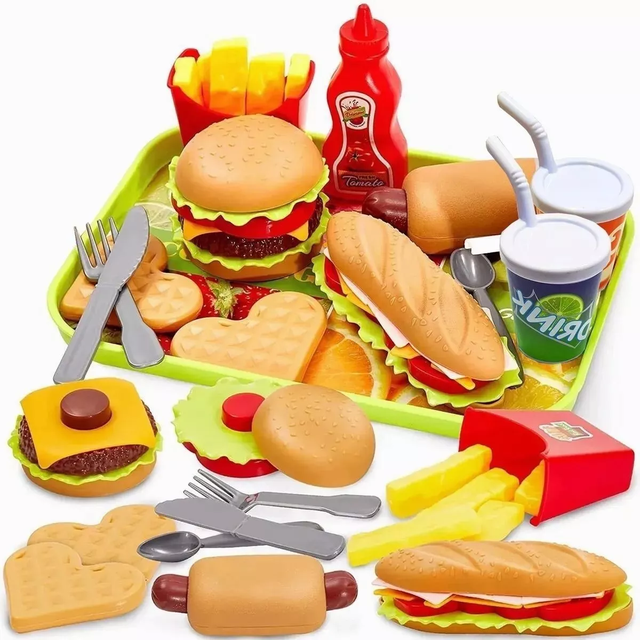 Juguetes de Cocina Set Hamburguesa