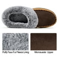 thumbnail image 3 of RockDove Women's Faux Fur Collar Moc Toe Clog Slipper, 3 of 6