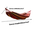 thumbnail image 2 of Chaise Suspendue Rayée de Cour Confortable et Durable Grande Chaise Hamacs 190x80 cm, 2 of 5