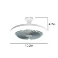 thumbnail image 3 of Vikakiooze Ceiling Fan With Lights, Enclosed Low Fan Light, Ceiling Light With Fan, Hidden Fan With E27 Lamp, 3 of 5