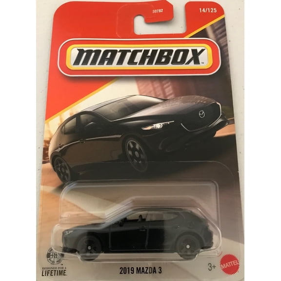 Vehículo de juguete fundido a presión Matchbox 2019 Mazda 3 Hatchback 1:64
