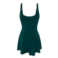 thumbnail image 4 of Gubotare Womens Swimwear Womens One Piece Swimsuit Tummy Control Bathing Suit V Neck Mesh Swim Suits Full Coverage Swimdresses (Green,S), 4 of 4
