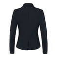 thumbnail image 3 of A2Y Women's Slim Fit Ponte Comfy One Button Closure Long Sleeve Blazer Navy S, 3 of 5