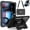 Black, variant on Dteck Case for iPad 11-inch (A16) 2025 11th Gen/iPad 10th Generation 10.9 inch 2022,Shockproof Silicone + PC Case Kickstand Cover with Shoulder Strap for iPad 11th/10th Gen (2025/2022) ,Purple