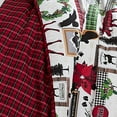 thumbnail image 5 of Southshore Fine Living, Inc. Reversible Holiday Bedding Set with 2 Prints - Red Plaid Cabin Print, 5 of 9