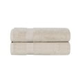 thumbnail image 2 of Superior Franklin 2-Piece Cotton Bath Sheet Set, Super Soft Quick Dry Fade Resistant Towels, Stone, 2 of 10