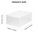 thumbnail image 5 of Caja de zapatos de plástico transparente tipo cajón, 6 unidades, 5 of 5