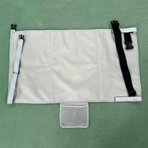 TOOYFUL Airplane Foot Hammock Kids Airplane Footrest Foldable Lightweight Airplane Must Haves for s Compact Travel Bed Gray