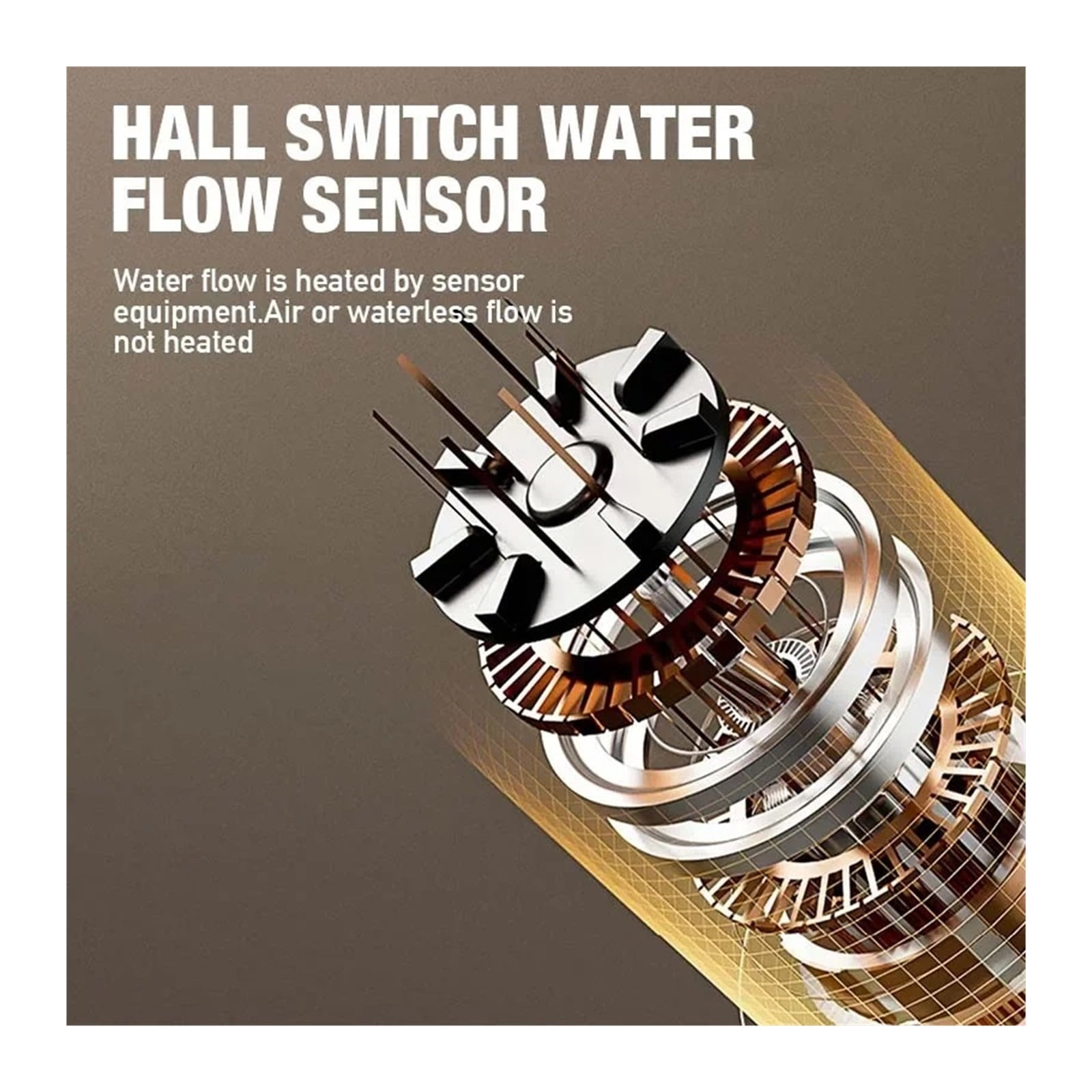 5500/7000W Instant Water Heater Smart Electric Shower Tankless Instant Water Heater Thermostat For Bathroom Kitchen ,Compact Design