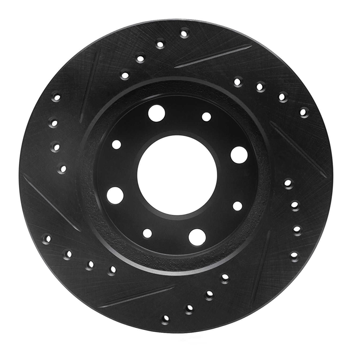 Dynamic Friction Company 633-59005R DFC Brake Rotor - Drilled And Slotted - Black